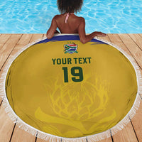 Custom South Africa Football Beach Blanket Road To Champions Dream - Wonder Print Shop
