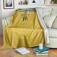 Custom South Africa Football Blanket Road To Champions Dream - Wonder Print Shop