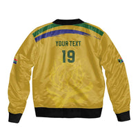Custom South Africa Football Bomber Jacket Road To Champions Dream - Wonder Print Shop
