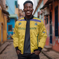 Custom South Africa Football Bomber Jacket Road To Champions Dream - Wonder Print Shop