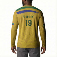 Custom South Africa Football Button Sweatshirt Road To Champions Dream