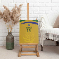 Custom South Africa Football Canvas Wall Art Road To Champions Dream - Wonder Print Shop