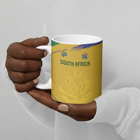 Custom South Africa Football Ceramic Mug Road To Champions Dream - Wonder Print Shop