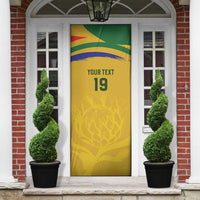 Custom South Africa Football Door Cover Road To Champions Dream - Wonder Print Shop