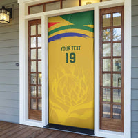 Custom South Africa Football Door Cover Road To Champions Dream - Wonder Print Shop