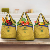 Custom South Africa Football Grocery Bag Road To Champions Dream - Wonder Print Shop