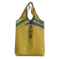 Custom South Africa Football Grocery Bag Road To Champions Dream - Wonder Print Shop