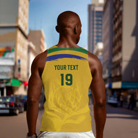 Custom South Africa Football Men Tank Top Road To Champions Dream - Wonder Print Shop