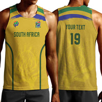 Custom South Africa Football Men Tank Top Road To Champions Dream - Wonder Print Shop