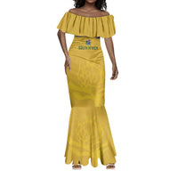 Custom South Africa Football Mermaid Dress Road To Champions Dream LT19