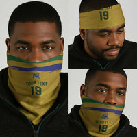 Custom South Africa Football Neck Gaiter Road To Champions Dream - Wonder Print Shop