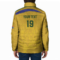 Custom South Africa Football Padded Jacket Road To Champions Dream - Wonder Print Shop