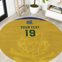 Custom South Africa Football Round Carpet Road To Champions Dream - Wonder Print Shop