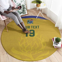 Custom South Africa Football Round Carpet Road To Champions Dream - Wonder Print Shop
