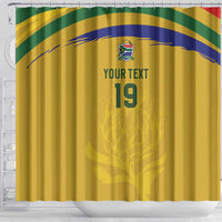 Custom South Africa Football Shower Curtain Road To Champions Dream - Wonder Print Shop