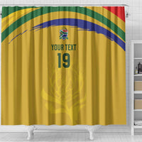 Custom South Africa Football Shower Curtain Road To Champions Dream - Wonder Print Shop
