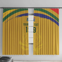 Custom South Africa Football Window Curtain Road To Champions Dream - Wonder Print Shop