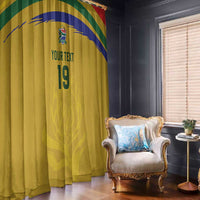 Custom South Africa Football Window Curtain Road To Champions Dream - Wonder Print Shop