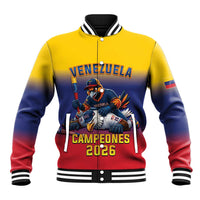 Custom Venezuela Baseball Campeones 2026 Baseball Jacket Turpial Mascot Champion Pride