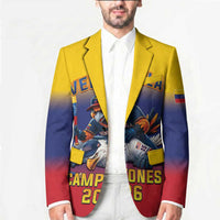 Custom Venezuela Baseball Campeones 2026 Blazer Turpial Mascot Champion Pride