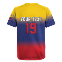 Custom Venezuela Baseball Campeones 2026 Rugby Jersey Turpial Mascot Champion Pride