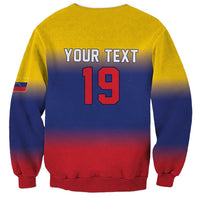 Custom Venezuela Baseball Campeones 2026 Sweatshirt Turpial Mascot Champion Pride