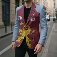 Custom England European Football Champions Blazer The Villans Rampant Lion Pride