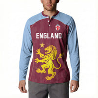 Custom England European Football Champions Button Sweatshirt The Villans Rampant Lion Pride
