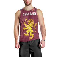 Custom England European Football Champions Men Tank Top The Villans Rampant Lion Pride