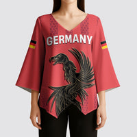 Custom German European Football Champions Kimono Sleeve Blouse Breisgau Brasilianer Griffin Pride