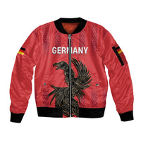 Custom German European Football Champions Sleeve Zip Bomber Jacket Breisgau Brasilianer Griffin Pride