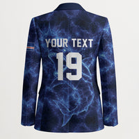 Custom World Football 2026 Cabo Verde Blazer Go Blue Sharks Glory
