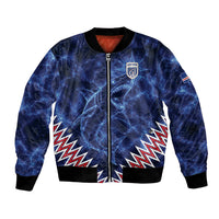 Custom World Football 2026 Cabo Verde Bomber Jacket Go Blue Sharks Glory