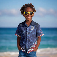 Custom World Football 2026 Cabo Verde Kid Hawaiian Shirt Go Blue Sharks Glory