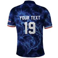 Custom World Football 2026 Cabo Verde Polo Shirt Go Blue Sharks Glory