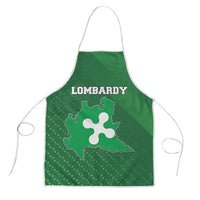 Italy Lombardy Apron Map With Flag Style - Wonder Print Shop