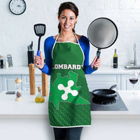 Italy Lombardy Apron Map With Flag Style - Wonder Print Shop