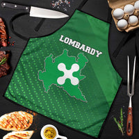 Italy Lombardy Apron Map With Flag Style - Wonder Print Shop