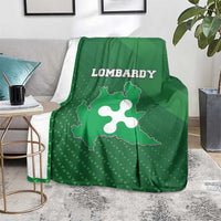 Italy Lombardy Blanket Map With Flag Style - Wonder Print Shop