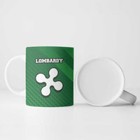 Italy Lombardy Ceramic Mug Map With Flag Style - Wonder Print Shop