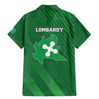 Italy Lombardy Family Matching Mermaid Dress and Hawaiian Shirt Map With Flag Style - Wonder Print Shop