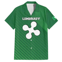 Italy Lombardy Family Matching Puletasi and Hawaiian Shirt Map With Flag Style - Wonder Print Shop