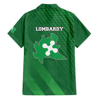 Italy Lombardy Family Matching Tank Maxi Dress and Hawaiian Shirt Map With Flag Style - Wonder Print Shop