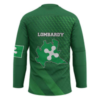 Italy Lombardy Hockey Jersey Map With Flag Style - Wonder Print Shop