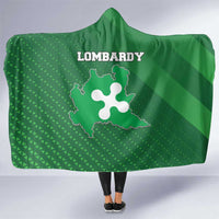 Italy Lombardy Hooded Blanket Map With Flag Style - Wonder Print Shop