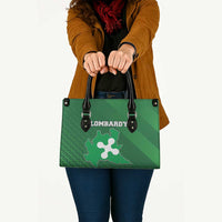 Italy Lombardy Leather Bag Map With Flag Style - Wonder Print Shop