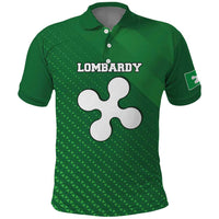 Italy Lombardy Polo Shirt Map With Flag Style - Wonder Print Shop