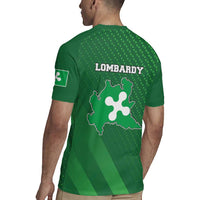 Italy Lombardy Rugby Jersey Map With Flag Style - Wonder Print Shop
