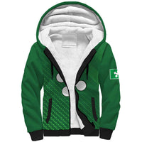 Italy Lombardy Sherpa Hoodie Map With Flag Style - Wonder Print Shop