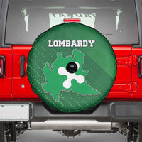 Italy Lombardy Spare Tire Cover Map With Flag Style - Wonder Print Shop
